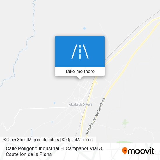 Calle Polígono Industrial El Campaner Vial 3 map