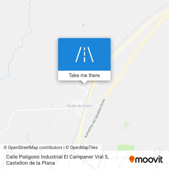 Calle Polígono Industrial El Campaner Vial 5 map