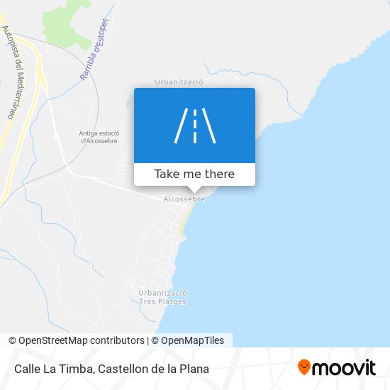 mapa Calle La Timba