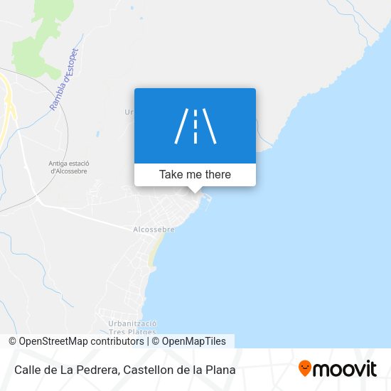 Calle de La Pedrera map