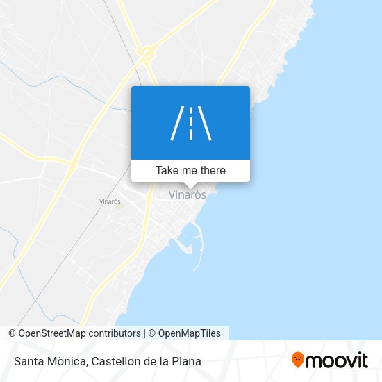 Santa Mònica map