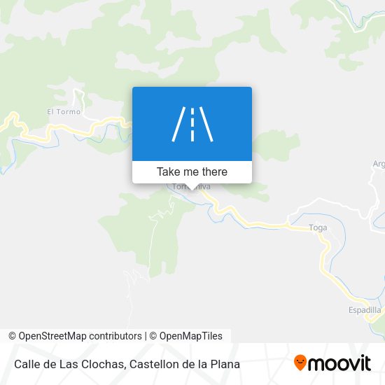 Calle de Las Clochas map
