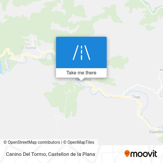 Canino Del Tormo map