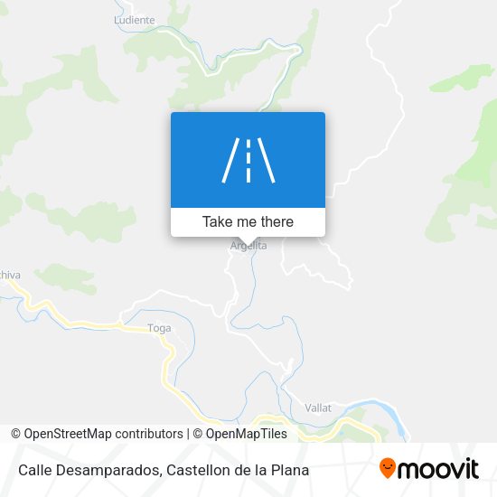 Calle Desamparados map