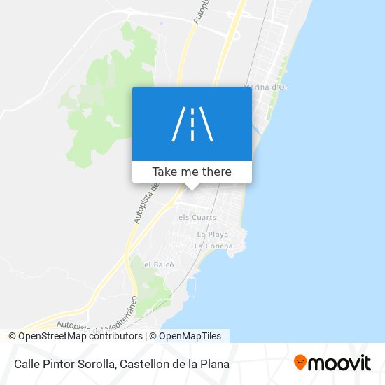 Calle Pintor Sorolla map