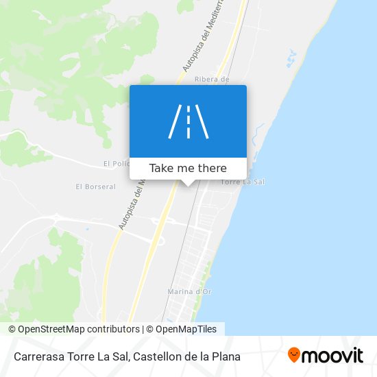 Carrerasa Torre La Sal map