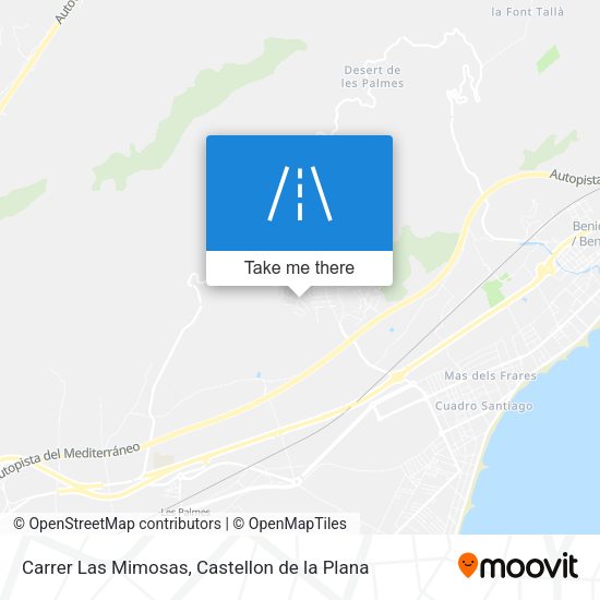 Carrer Las Mimosas map