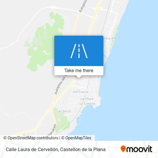 Calle Laura de Cervellón map