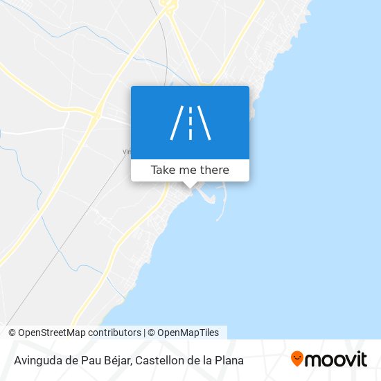 mapa Avinguda de Pau Béjar