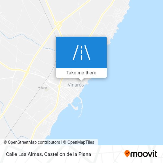 Calle Las Almas map