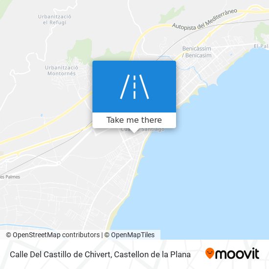 Calle Del Castillo de Chivert map