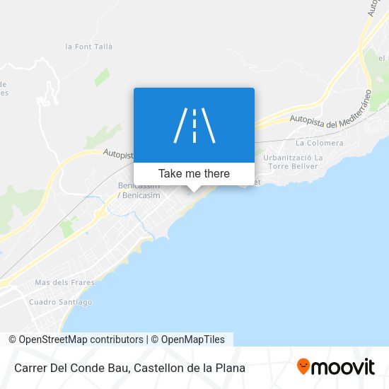 Carrer Del Conde Bau map