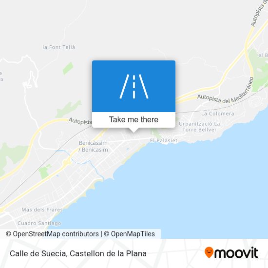 Calle de Suecia map