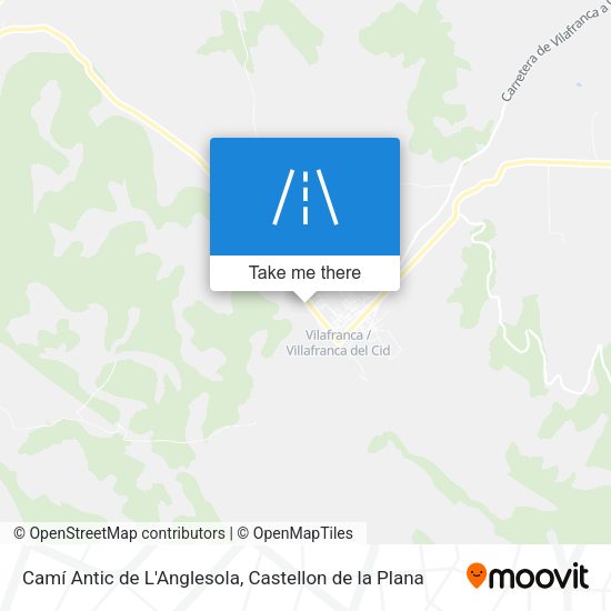Camí Antic de L'Anglesola map