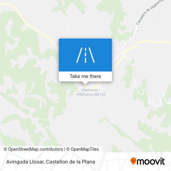 Avinguda Llosar map