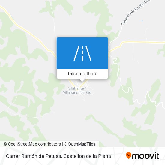 Carrer Ramón de Petusa map