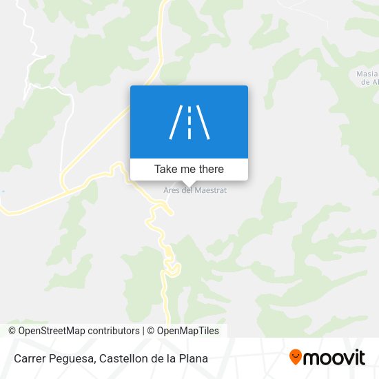 Carrer Peguesa map