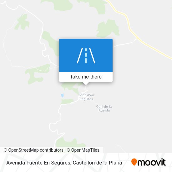 Avenida Fuente En Segures map