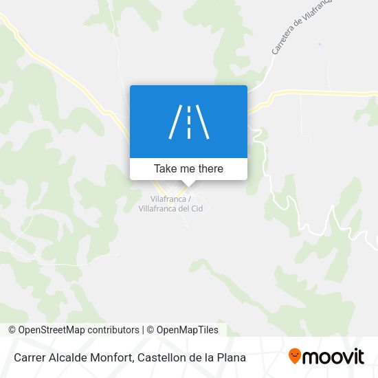 Carrer Alcalde Monfort map