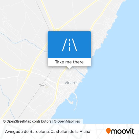 mapa Avinguda de Barcelona
