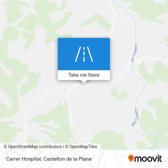 Carrer Hospital map