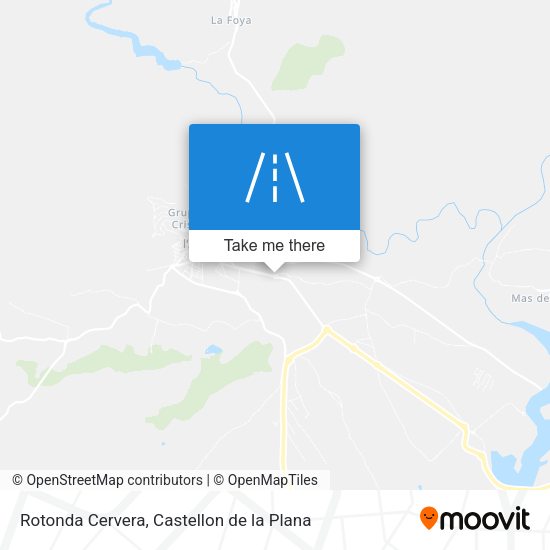 Rotonda Cervera map