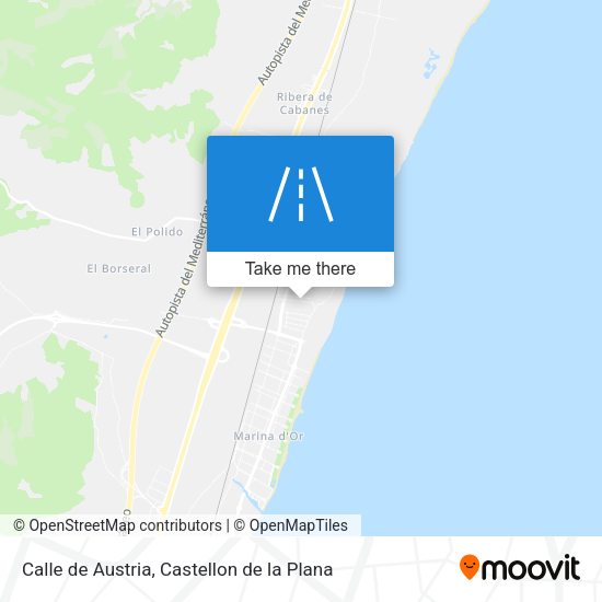 Calle de Austria map