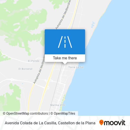 Avenida Colada de La Casilla map