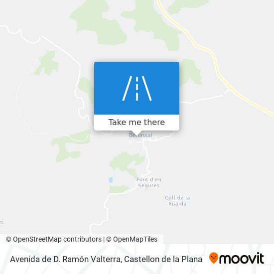 mapa Avenida de D. Ramón Valterra