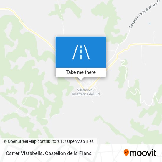 Carrer Vistabella map