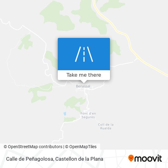 Calle de Peñagolosa map