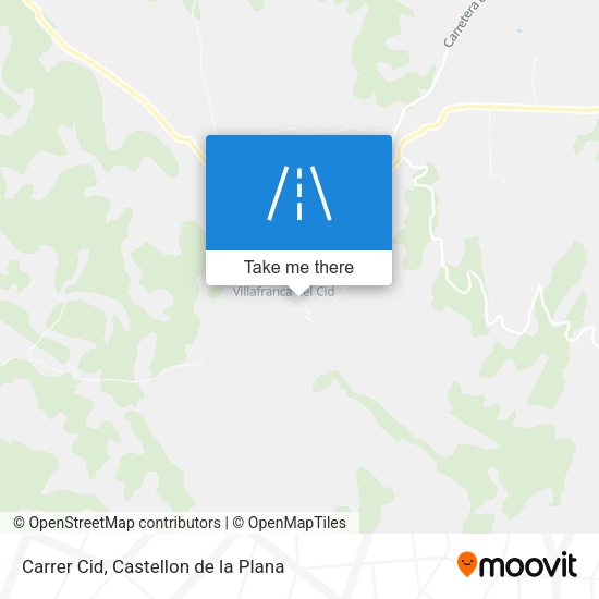Carrer Cid map