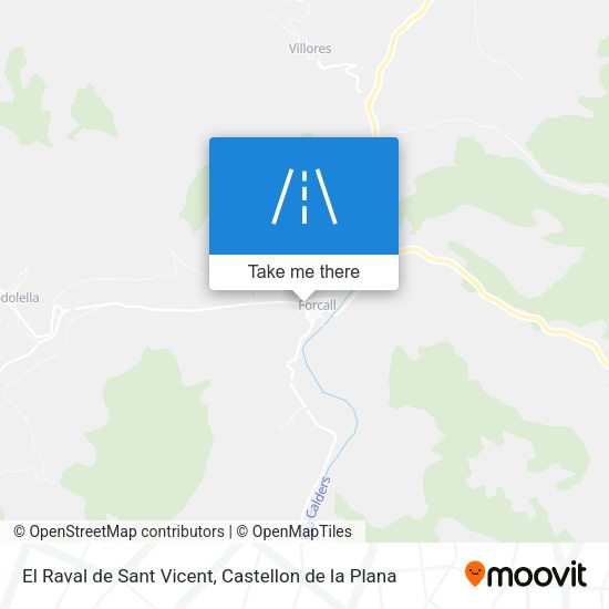 El Raval de Sant Vicent map