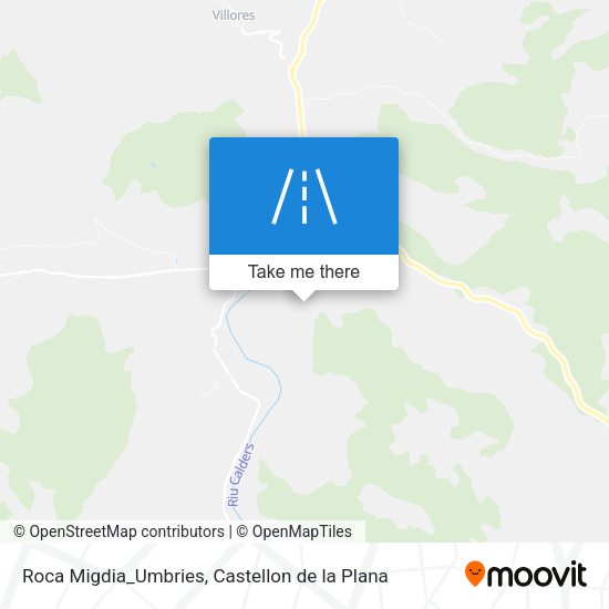 Roca Migdia_Umbries map