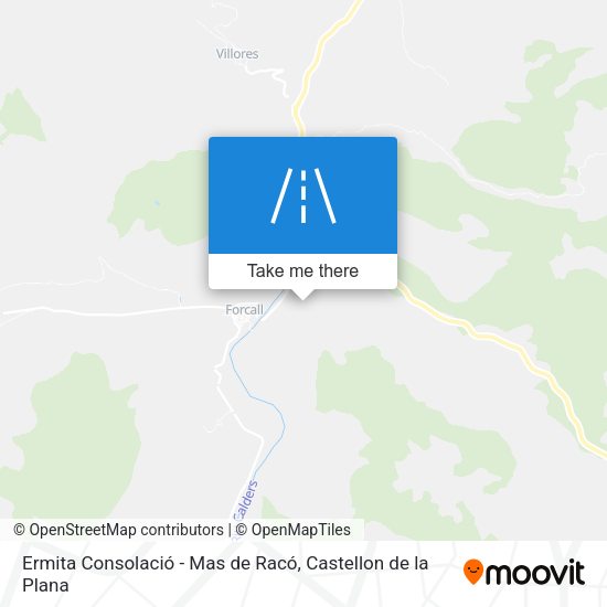 Ermita Consolació - Mas de Racó map