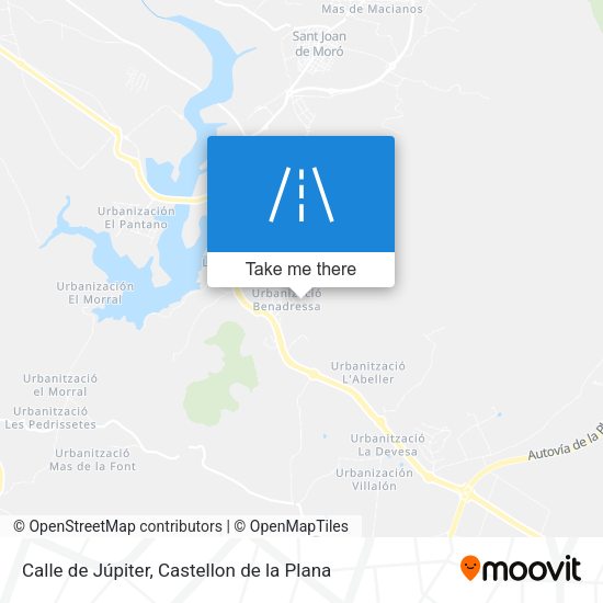 Calle de Júpiter map