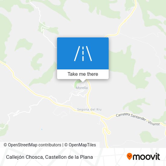 Callejón Chosca map