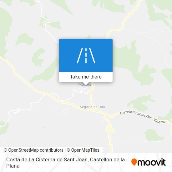 Costa de La Cisterna de Sant Joan map