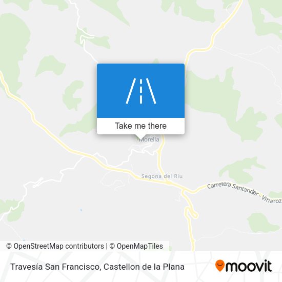 Travesía San Francisco map