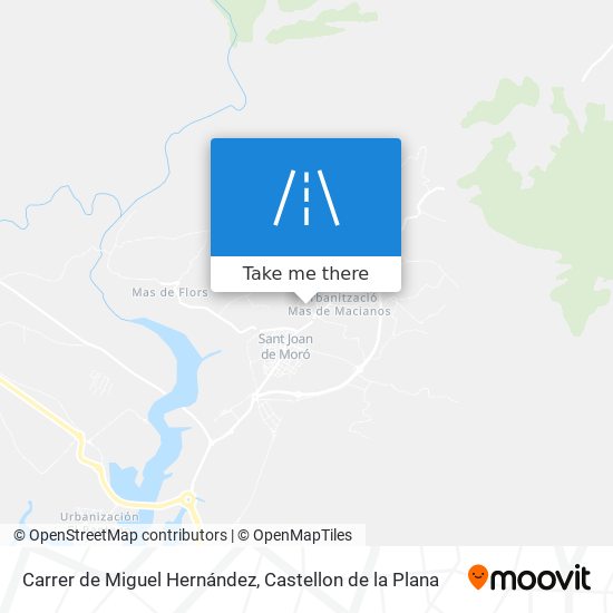 mapa Carrer de Miguel Hernández