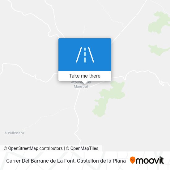 Carrer Del Barranc de La Font map