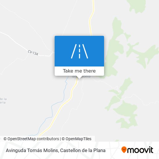 mapa Avinguda Tomás Molins