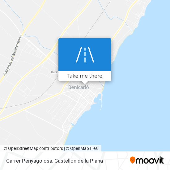 mapa Carrer Penyagolosa