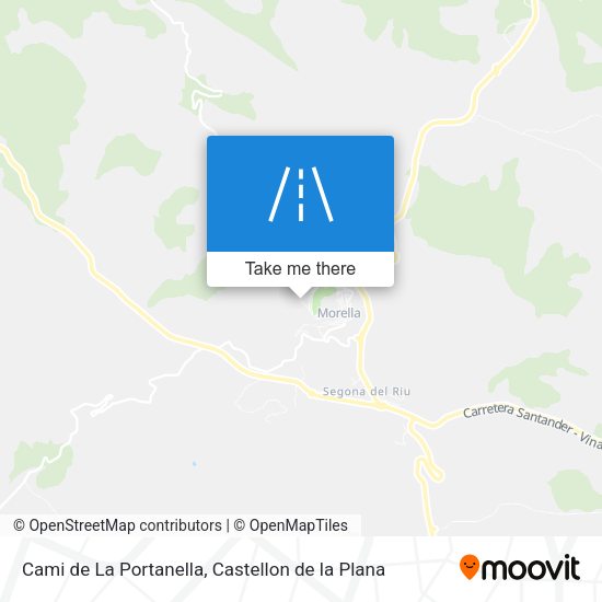 Cami de La Portanella map