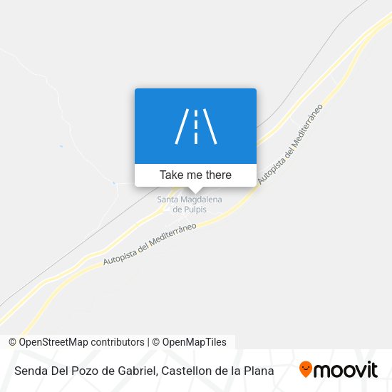 Senda Del Pozo de Gabriel map