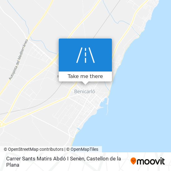 Carrer Sants Matirs Abdó I Senèn map