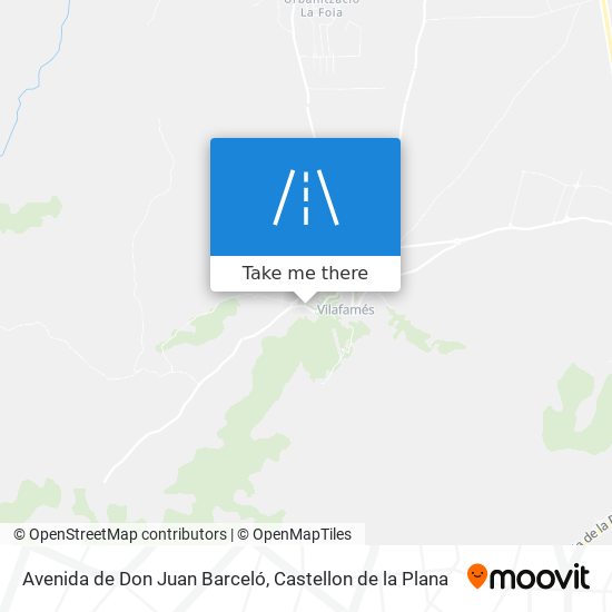 mapa Avenida de Don Juan Barceló