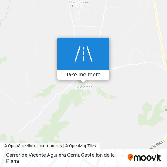 mapa Carrer de Vicente Aguilera Cerni