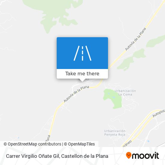 mapa Carrer Virgilio Oñate Gil