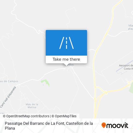 Passatge Del Barranc de La Font map